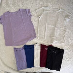 Place 6 Kids' T-Shirt Set - Purple, White, Blue, Red, Black